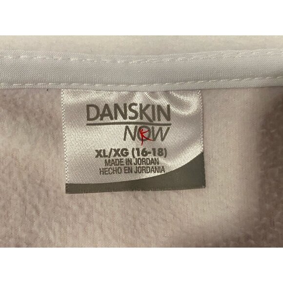 Danskin Now Jacket Womens Size XL(16/18) White Long Sleeves Zippered Pockets - Picture 5 of 11